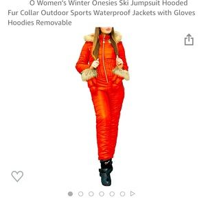 Snowsuit orange